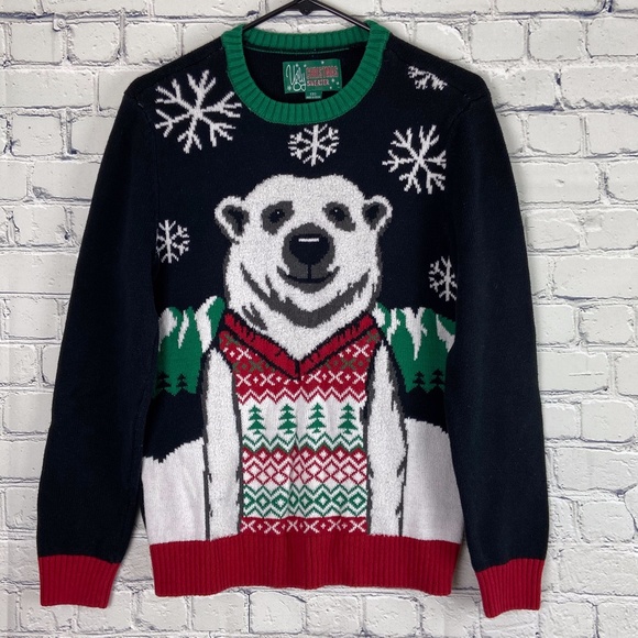 polar bear christmas sweater